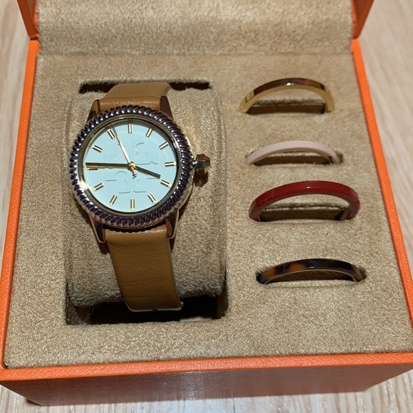 Tory Burch Gigi Goldtone Stainless Steel Watch - Picture 9 of 9